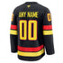 Town Jersey Fanatics Vancouver Canucks Alternate Premium Custom Jersey Black