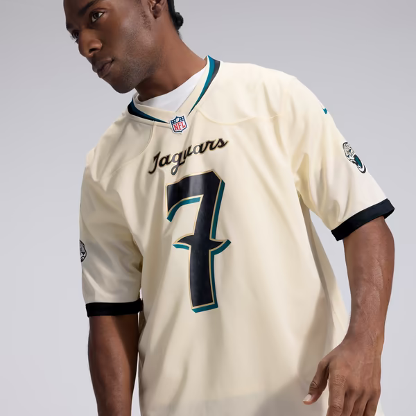 Brian Thomas Jr. Jacksonville Jaguars Nike 2026 Rivalries Collection Game Jersey - Natural