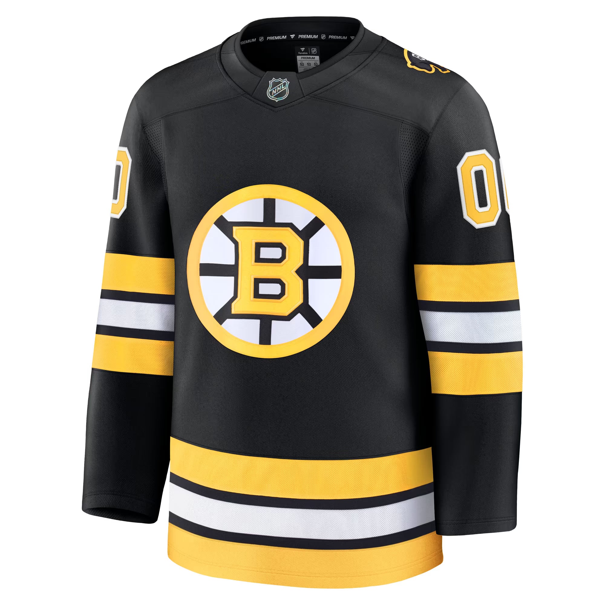 Town Jersey Boston Bruins Fanatics Home Premium Custom Jersey Black