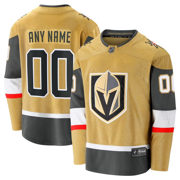 Town Jersey Vegas Golden Knights Fanatics Home Breakaway Custom Jersey