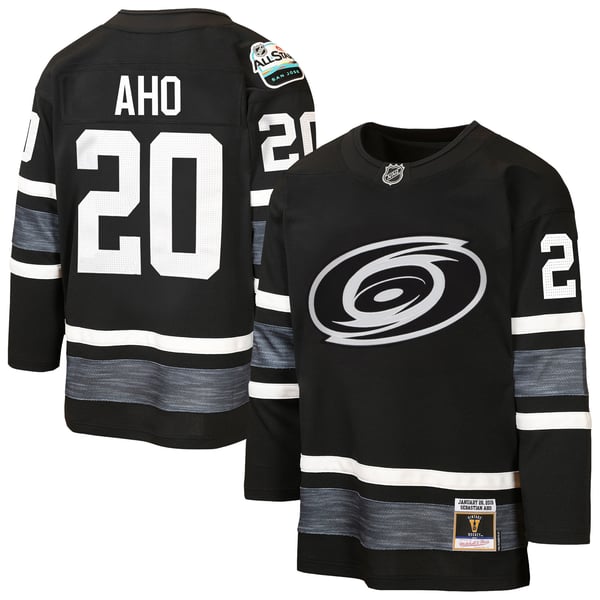 Town Jersey Youth Mitchell & Ness Sebastian Aho Carolina Hurricanes 2019 All-Star Jersey