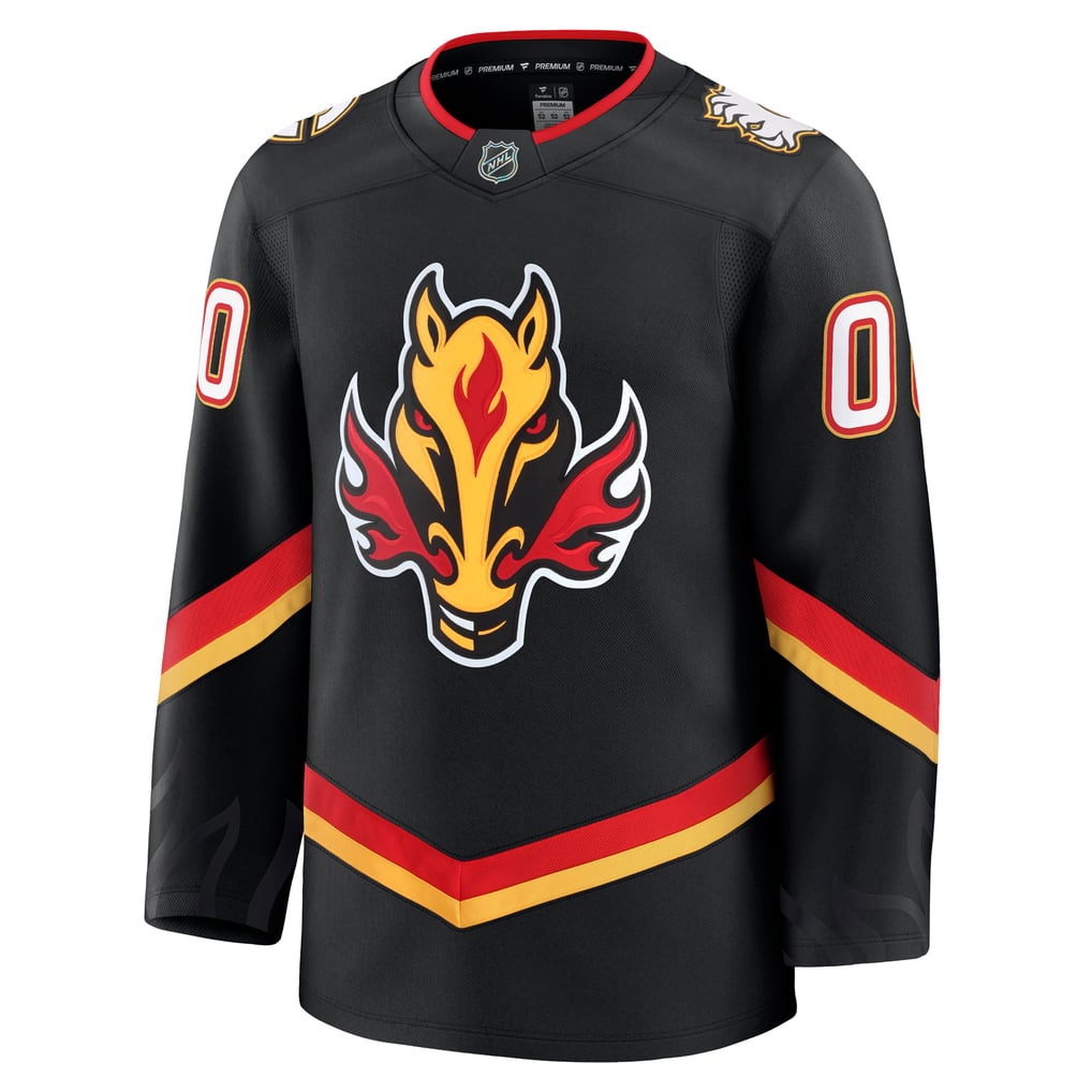 Town Jersey Calgary Flames Fanatics Alternate Premium Custom Jersey