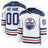 Town Jersey Edmonton Oilers Fanatics Away Premium Custom Jersey - White