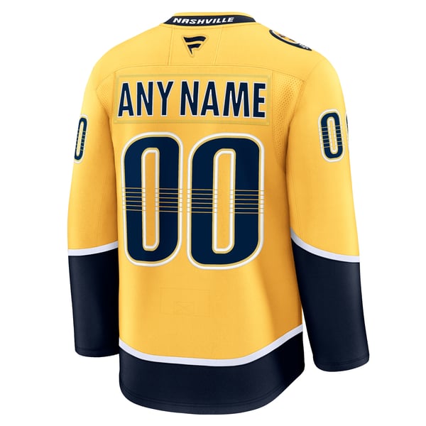 Town Jersey Nashville Predators Fanatics Home Premium Jersey - Gold