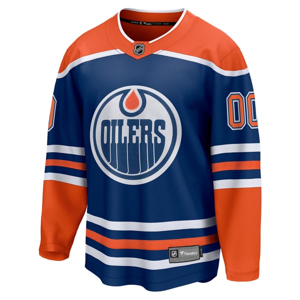 Town Jersey Edmonton Oilers Fanatics Home Breakaway Custom Jersey
