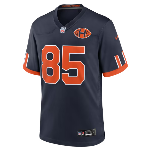 Cole Kmet Chicago Bears Nike 2026 Rivalries Collection Game Jersey - Navy