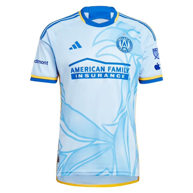 Giorgos Giakoumakis Atlanta United FC adidas 2024 The Resurgens Kit Authentic Player Jersey - Light Blue