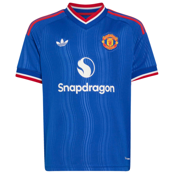 Manchester United adidas Youth 2026/27 Away Replica Custom Jersey - Royal