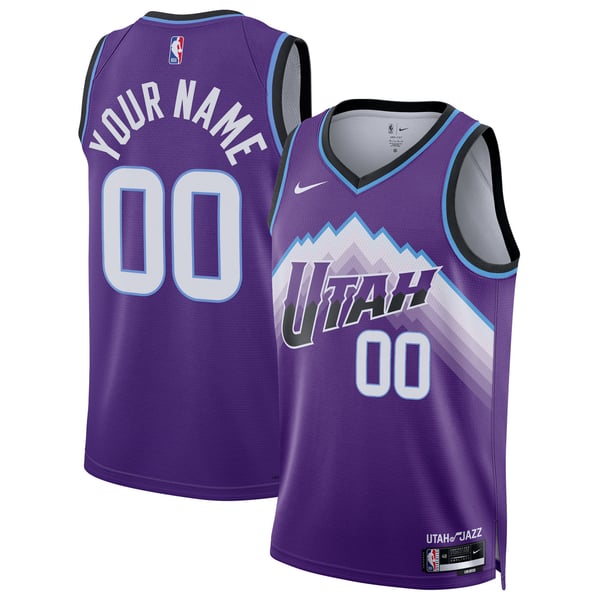 Town Jersey Unisex Nike Utah Jazz Icon Swingman Custom Jersey Purple