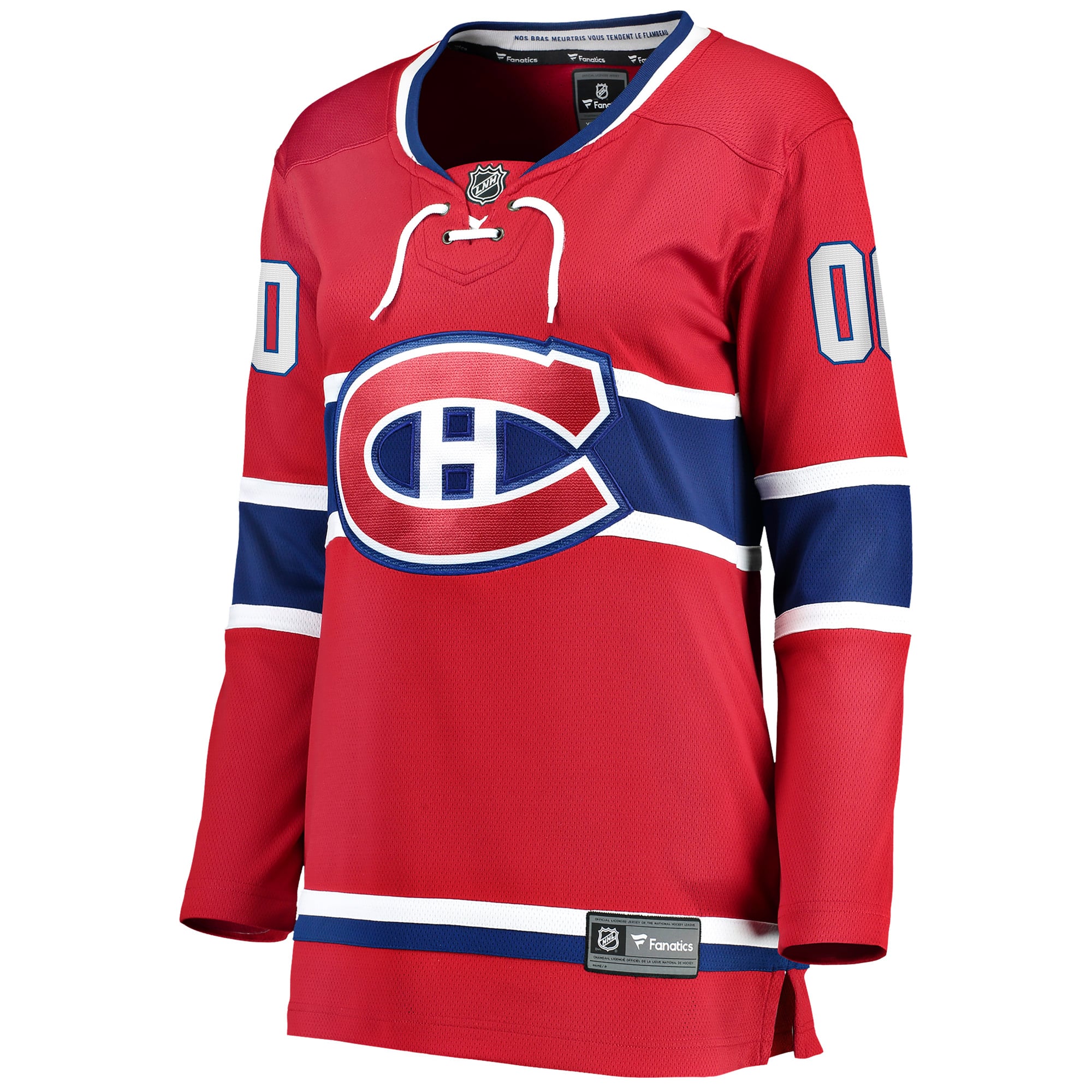 Town Jersey Fanatics Women's Montreal Canadiens Home Breakaway Custom Jersey - Red