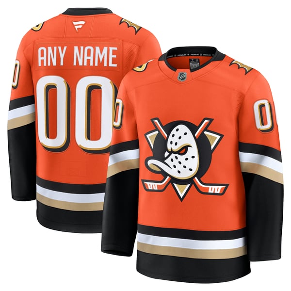 Town Jersey Anaheim Ducks Fanatics Home Premium Jersey Orange