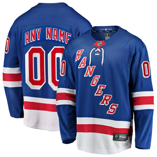 Town Jersey Fanatics New York Rangers Home Breakaway Jersey