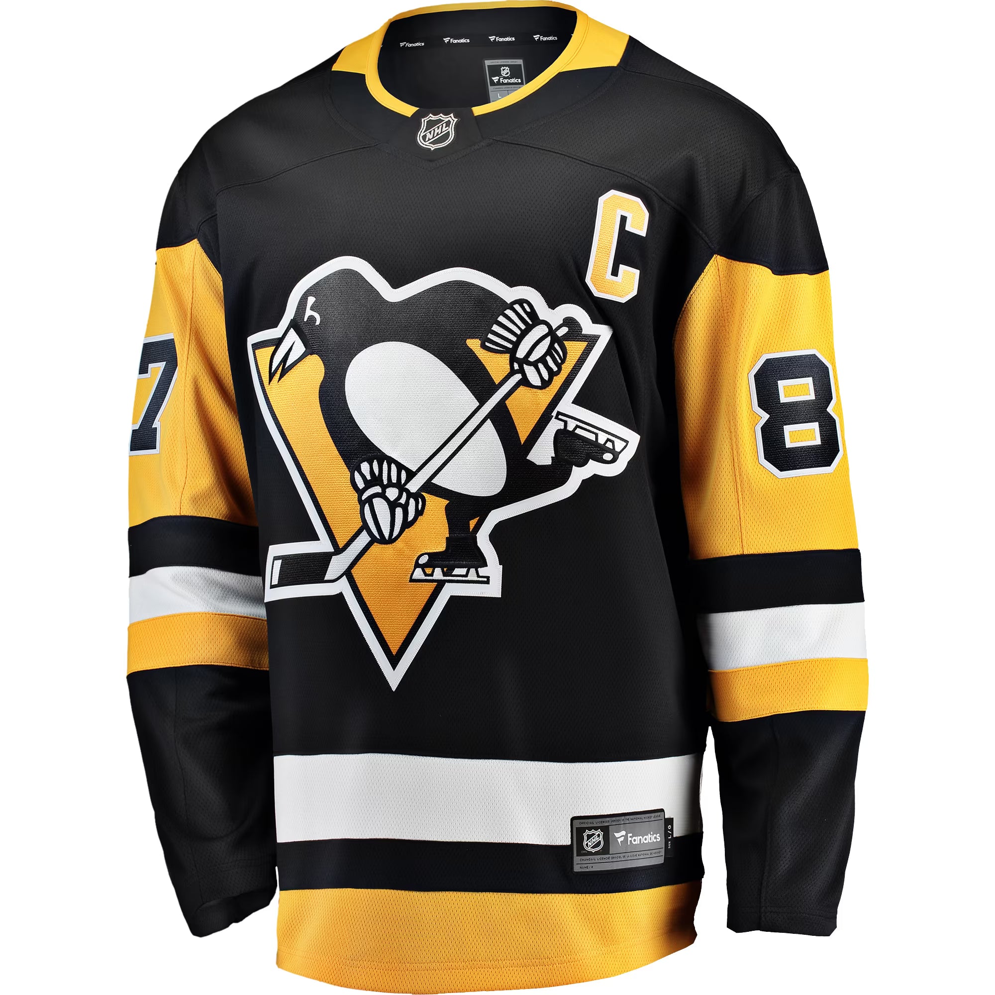 Town Jersey Sidney Crosby Pittsburgh Penguins Fanatics Captain Home Jersey