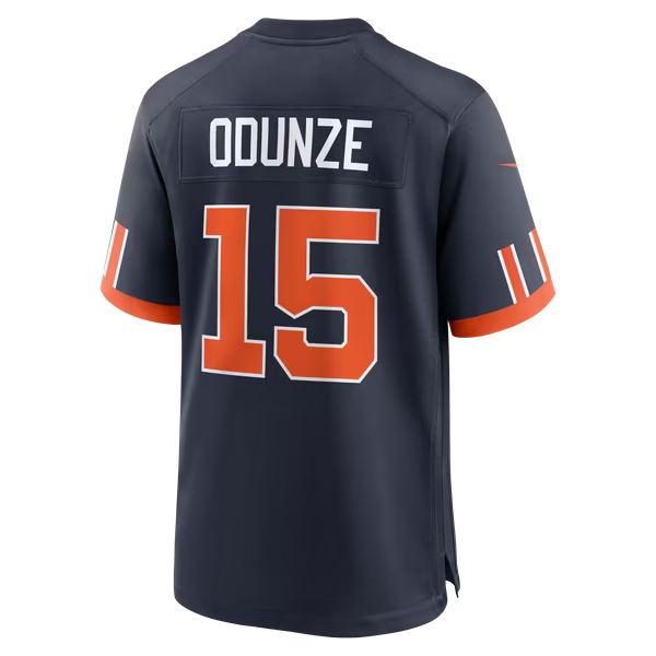 Rome Odunze Chicago Bears Nike 2026 Rivalries Collection Game Jersey - Navy