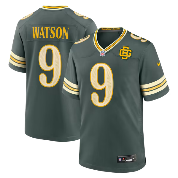 Christian Watson Green Bay Packers Nike 2026 Rivalries Collection Game Jersey - Green