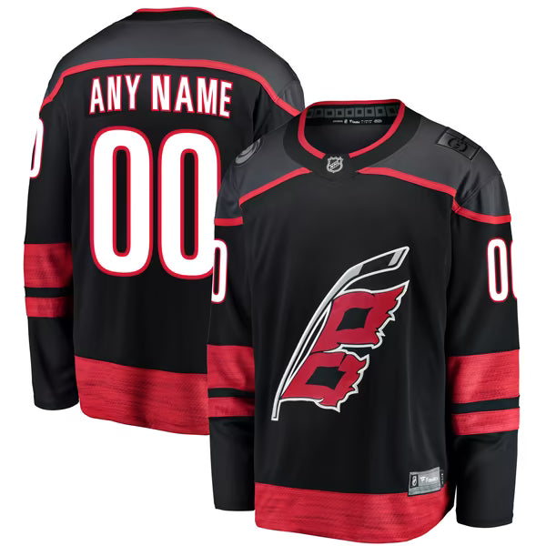 Town Jersey Carolina Hurricanes Fanatics Home Breakaway Custom Jersey