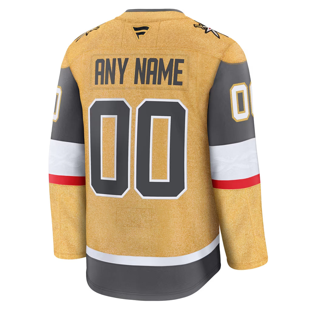 Town Jersey Vegas Golden Knights Fanatics Home Premium Jersey - Gold