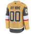 Town Jersey Vegas Golden Knights Fanatics Home Premium Jersey - Gold