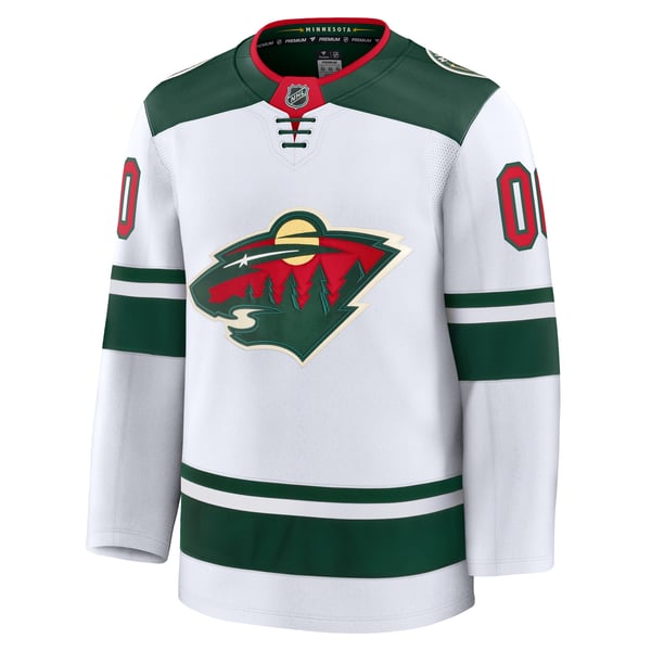 Town Jersey Fanatics Minnesota Wild Away Custom Jersey - White