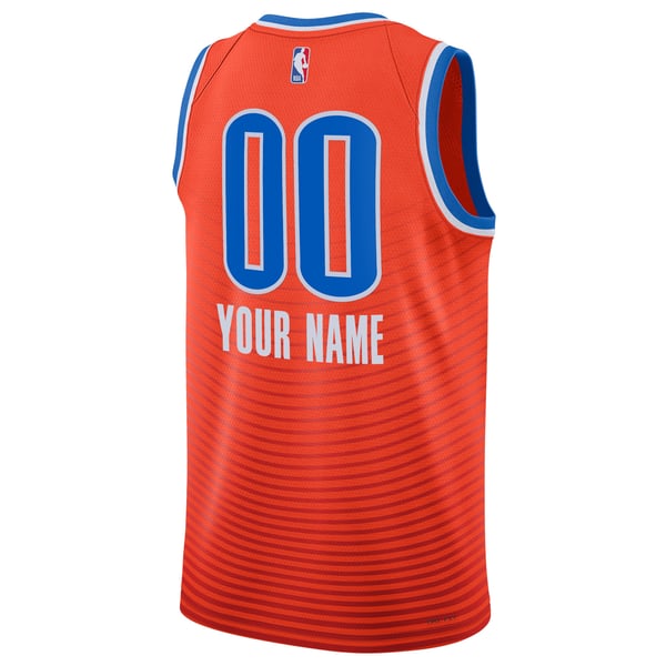 Town Jersey Jordan Brand Unisex OKC Thunder Statement Jersey Orange