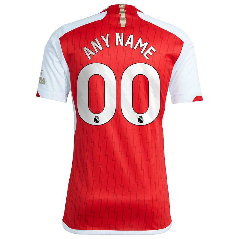 Arsenal adidas 2023/24 Home Custom Jersey - Red