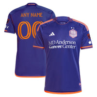 Men's Houston Dynamo FC adidas 2024 Still Holdin' Authentic Custom Jersey – Purple