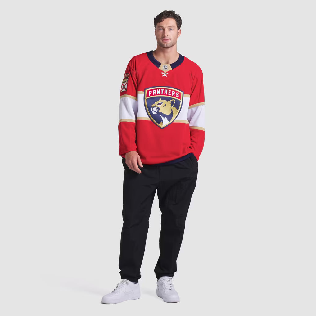 Town Jersey Florida Panthers Fanatics Home Premium Custom Jersey Red