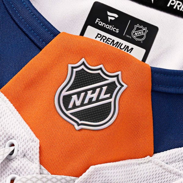 Town Jersey Fanatics New York Islanders Away Premium Custom Jersey - White