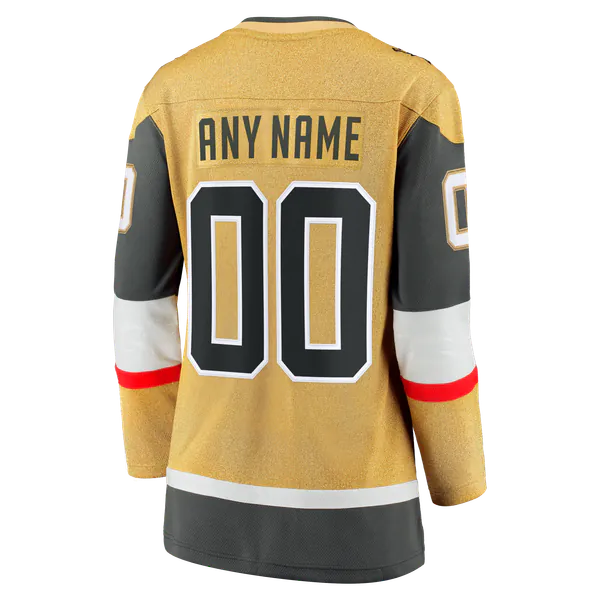 Town Jersey Fanatics Women's Vegas Golden Knights 2026 Stanley Cup Final Breakaway Custom Jersey - Gold