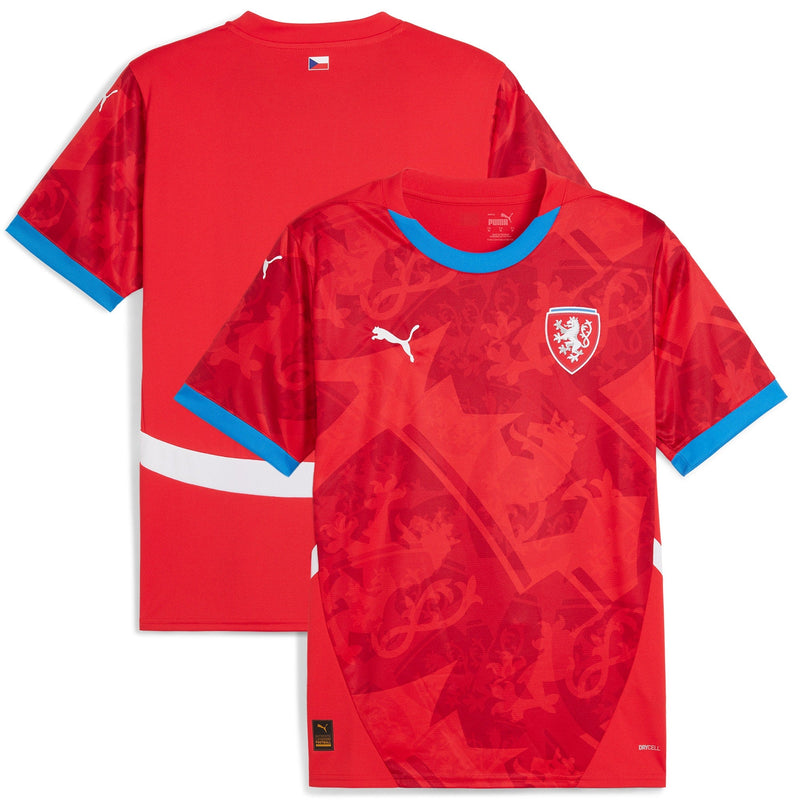 Czech Republic Puma Home 2024/25 Custom Jersey - Red