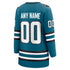 Town Jersey Fanatics Women's San Jose Sharks Teal Home Jersey