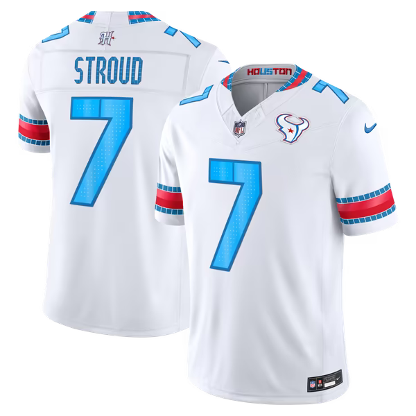 C.J. Stroud Houston Texans Nike 2026 Rivalries Collection Stitched Limited Jersey - White