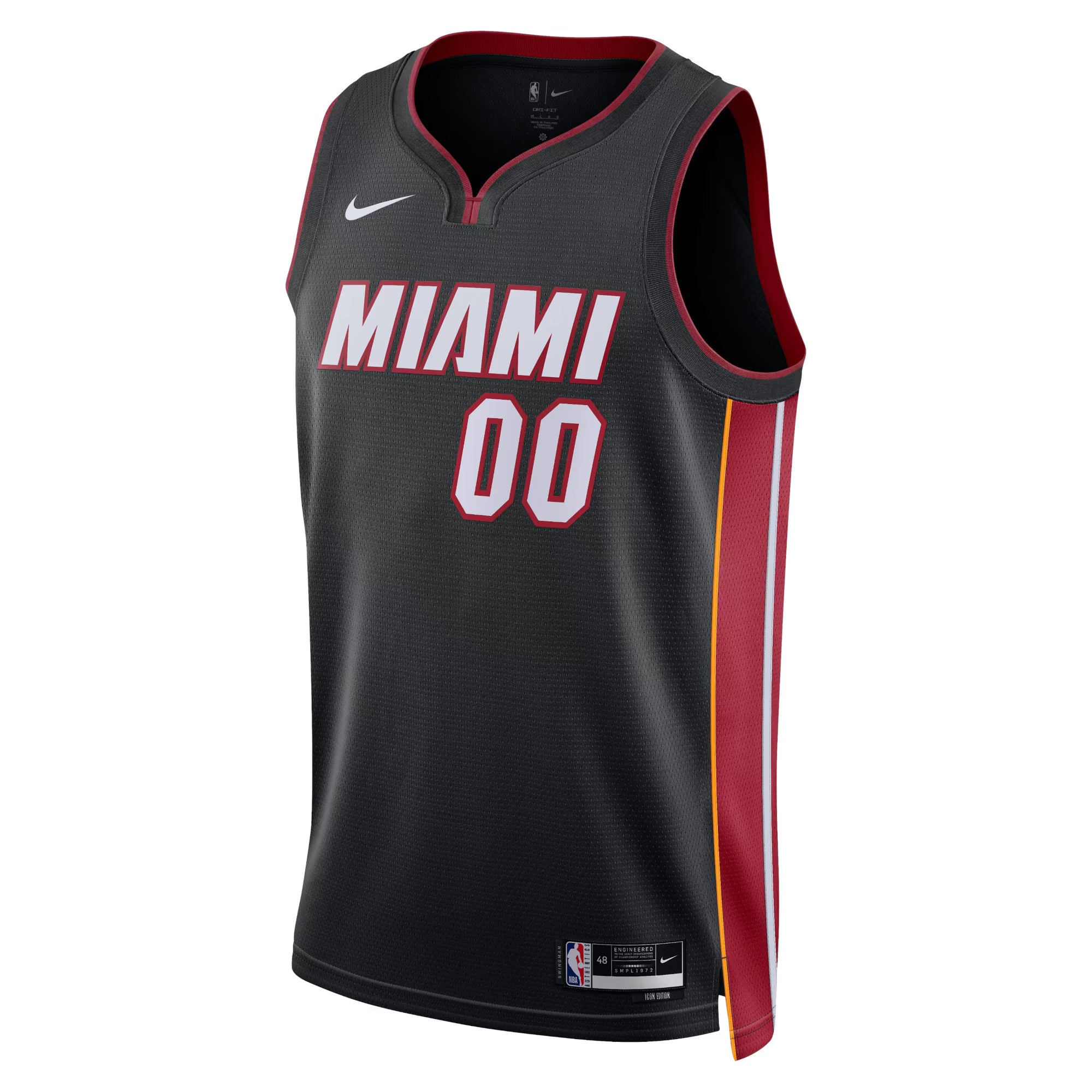 Town Jersey Unisex Nike Miami Heat Swingman Icon Edition Custom Jersey