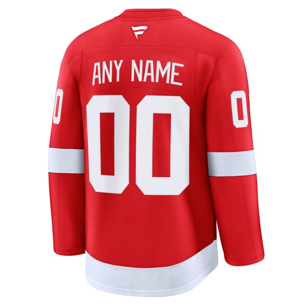 Town Jersey Detroit Red Wings Fanatics Home Premium Custom Jersey