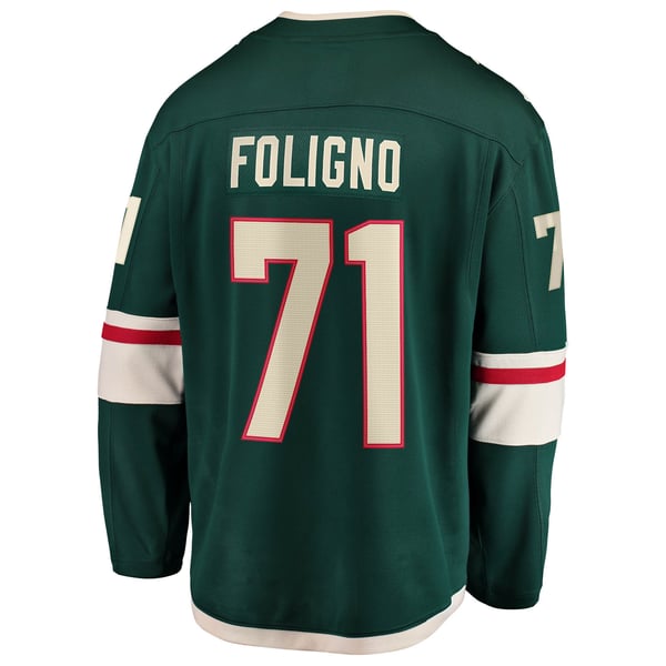 Town Jersey Nick Foligno Minnesota Wild Fanatics Home Jersey