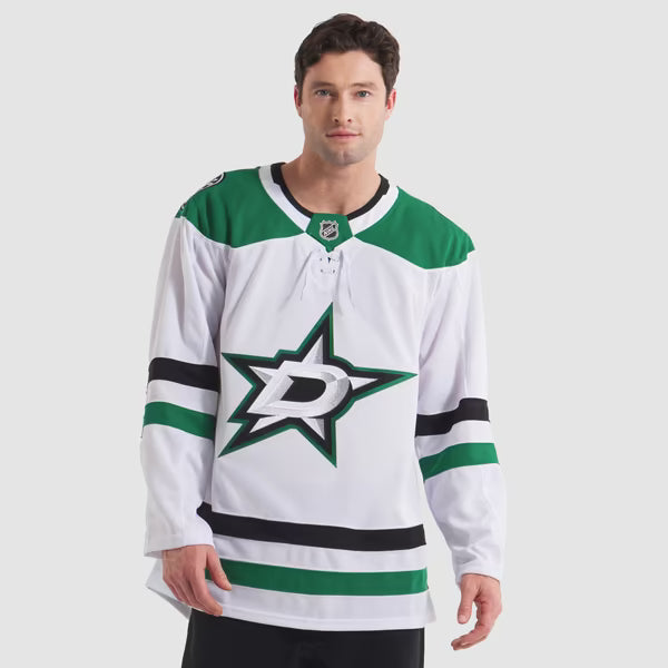 Town Jersey Dallas Stars Fanatics Away Premium Custom Jersey - White