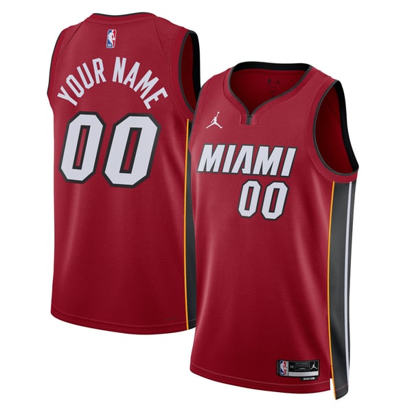 Town Jersey Unisex Miami Heat Jordan Brand Statement Jersey Red