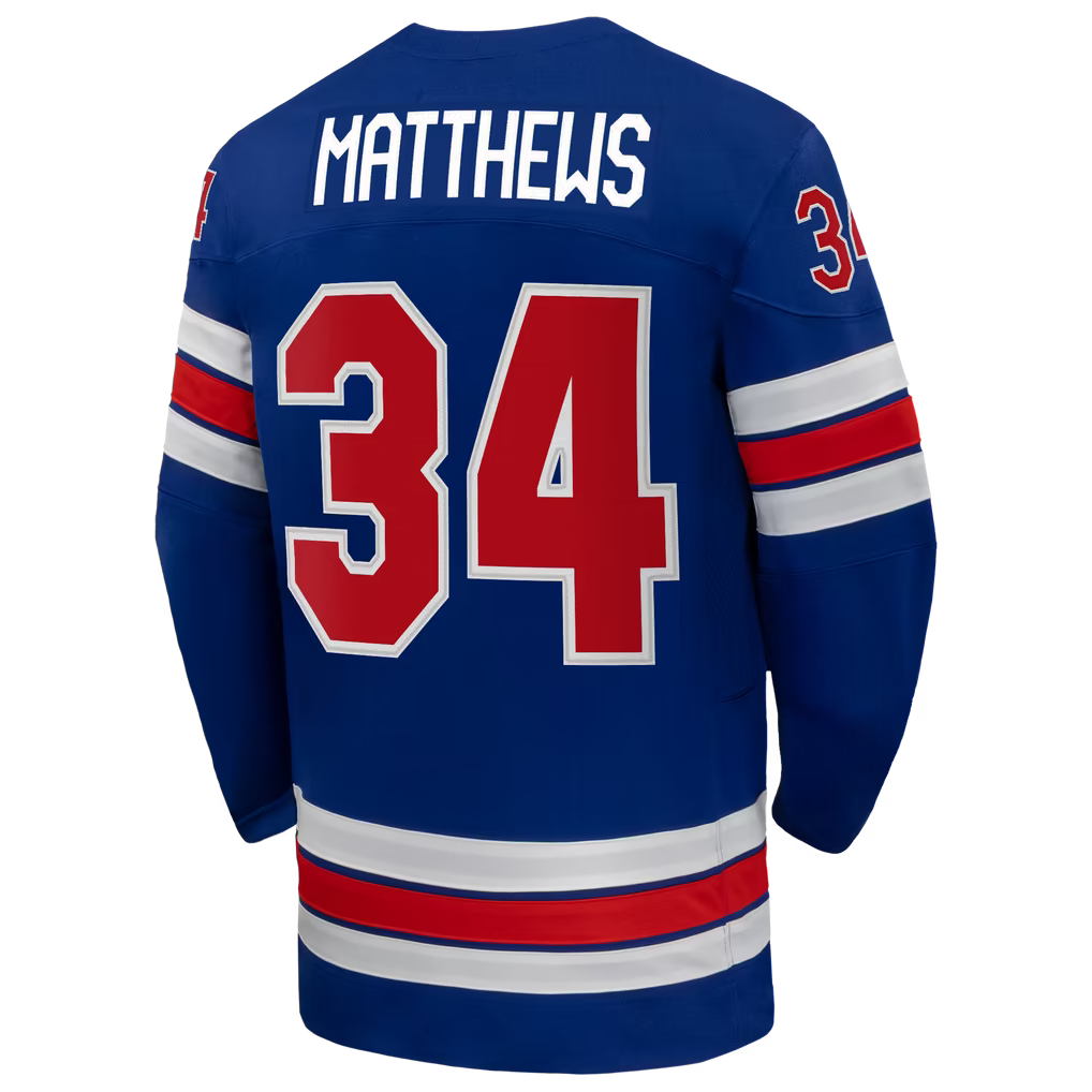 Town Jersey Nike US Hockey 2026 Auston Matthews Home Replica Jersey