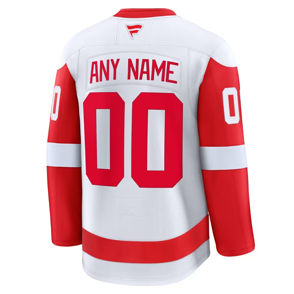 Town Jersey Detroit Red Wings Fanatics Away Premium Custom Jersey