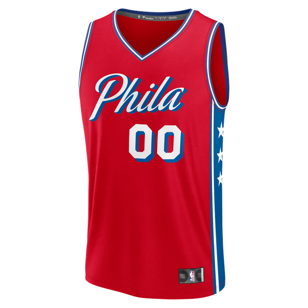Town Jersey Philadelphia 76ers Fanatics Fast Break Jersey - Red