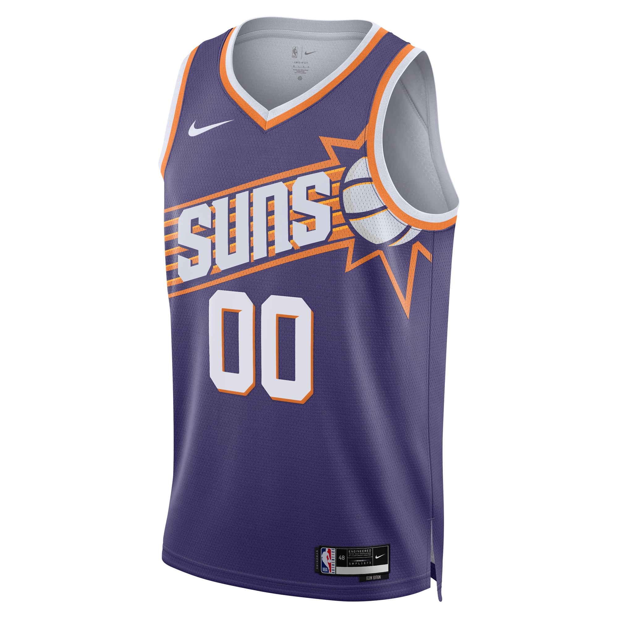 Town Jersey Nike Unisex Phoenix Suns Swingman Jersey Purple