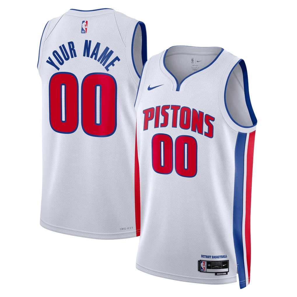 Town Jersey Unisex Nike Detroit Pistons Swingman Custom Jersey
