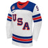 Town Jersey Jack Eichel USA Hockey Nike 2026 Away Replica Jersey White