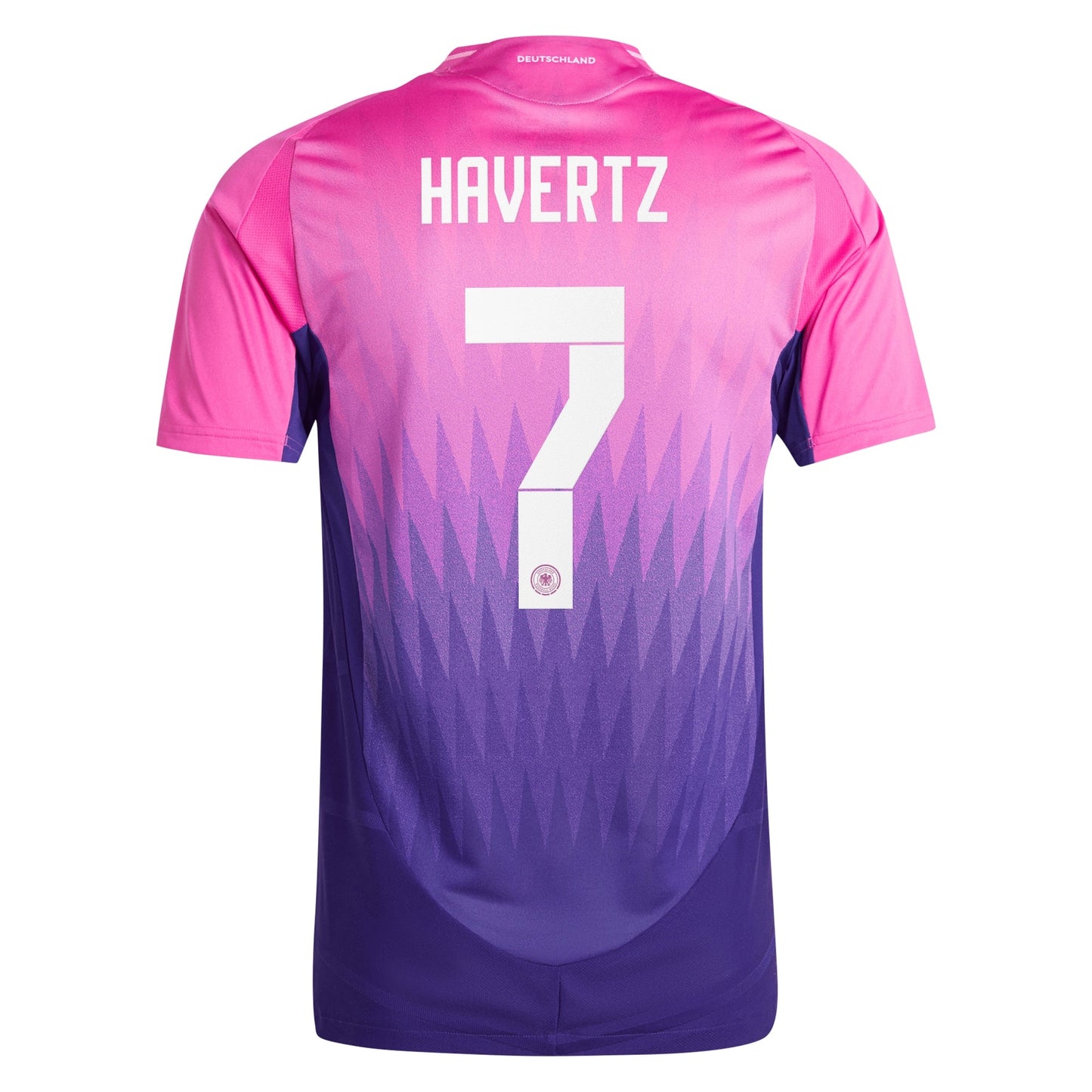 DFB adidas Away Shirt 2024 with Havertz 7 printing