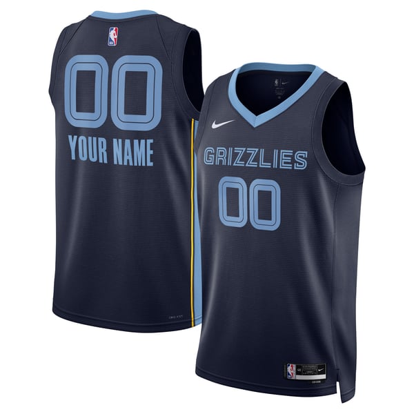 Town Jersey Nike Unisex Memphis Grizzlies Icon Swingman Jersey Navy