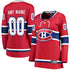 Town Jersey Fanatics Women's Montreal Canadiens Home Breakaway Custom Jersey - Red