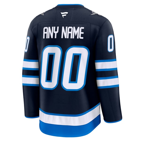 Town Jersey Winnipeg Jets Fanatics Home Premium Custom Jersey
