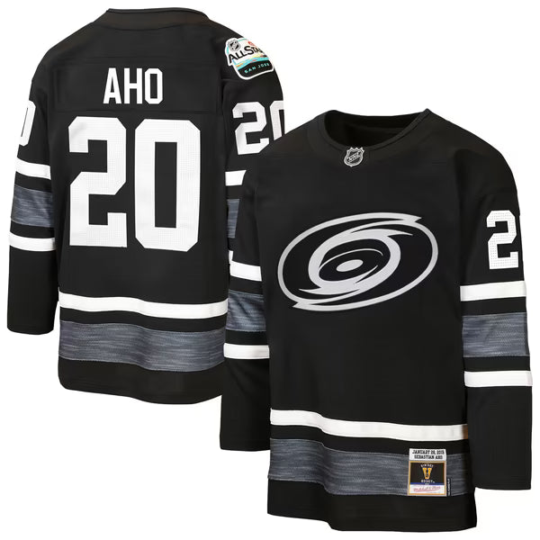 Town Jersey Youth Mitchell & Ness Sebastian Aho Carolina Hurricanes 2019 All-Star Jersey