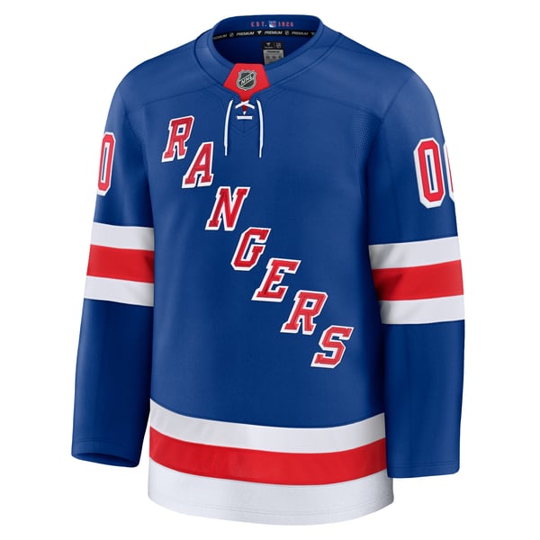 Town Jersey Fanatics New York Rangers Home Premium Custom Jersey