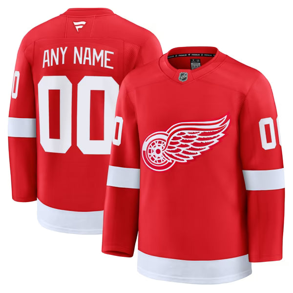 Town Jersey Detroit Red Wings Fanatics Home Premium Custom Jersey
